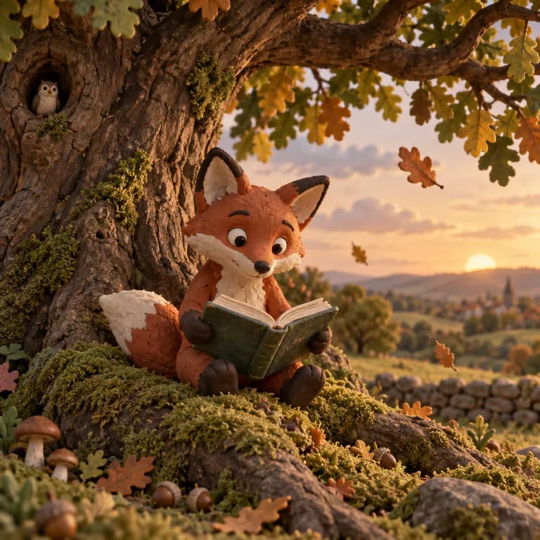 Claymation illustration style sample