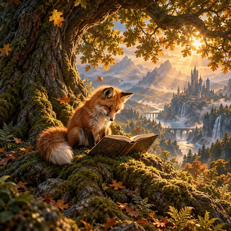 Fantasy digital painting illustration style sample