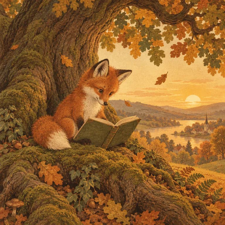 1970s storybook illustration style sample