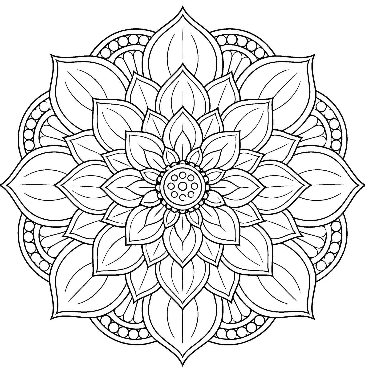 Illustration on page 7 of “Botanical Mandalas”