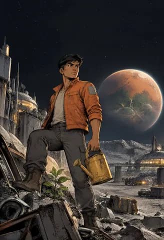 Cover of The Moon Beneath Mars