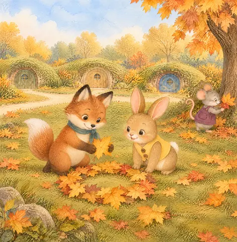 Finn saved one leaf for the last gap.