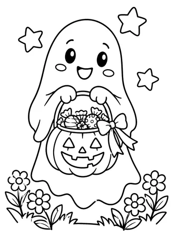 Page 7 of Creepy Kawaii Coloring Book