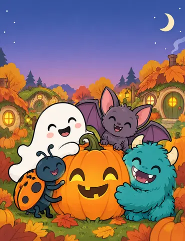 Cover of Snug Bugs & Friendly Boos, a kids' coloring book by Isabel Costa