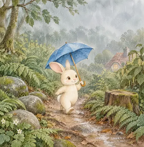 Rain tapped Pip’s umbrella.