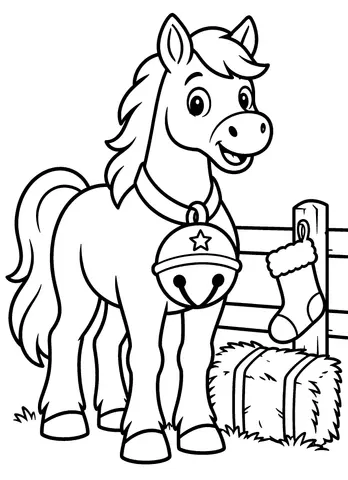 Page 5 of A Cowboy Christmas to Color