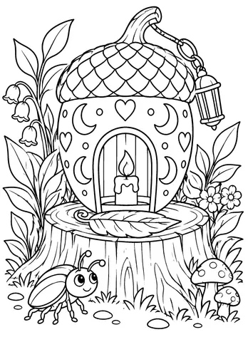 Page 11 of Woodland Wonders to Color