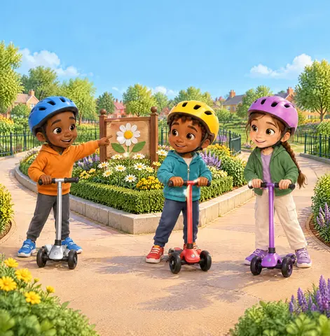 “There's our daisy,” said Kian.
