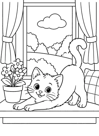 Page 11 of Cute Animals Coloring Book for Kids