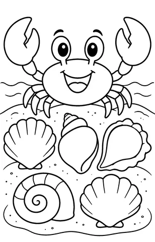 Page 9 of Ocean Pals to Color