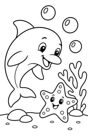Page 11 of Ocean Pals to Color