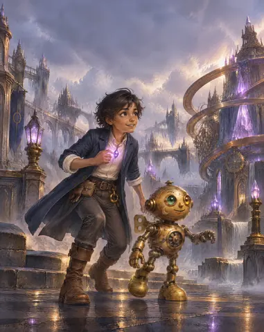 Cover of The Keeper of Forgotten Hours, illustrated storybook by Mr. Ghosh