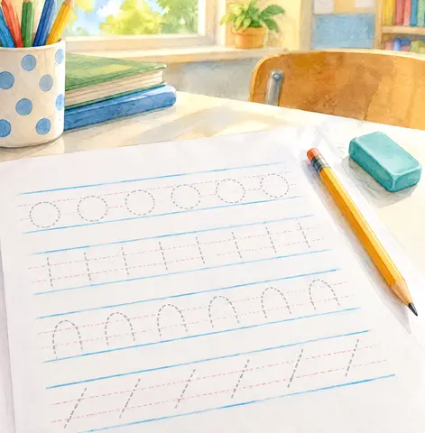 Page 5 of Handwriting Workbook