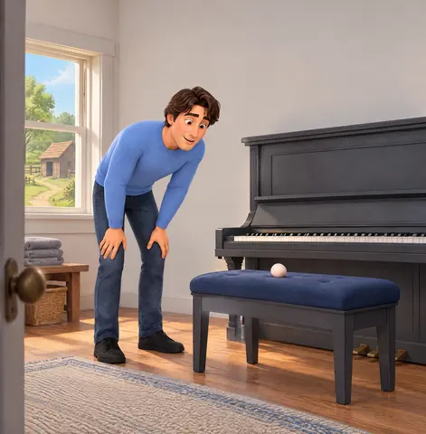 Something in the shopping was peeping.