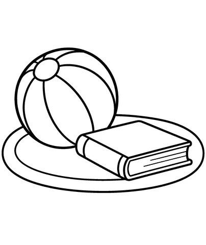 A Bouncy Ball Color the ball, then point to the book.