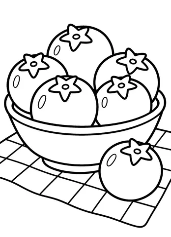 Page 7 of The Blue Things Coloring Book