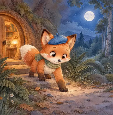 One paw went first. Fox let it.