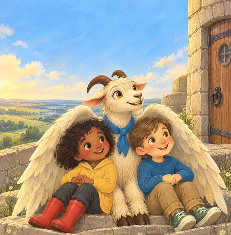 Cover of Horatio and the Sky-High Rescue, picture book by Christine Yanes