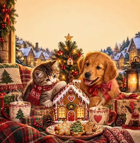 Cover of The Little Book of Christmas Eve Moments, adult coloring book by Jenna Whitmore