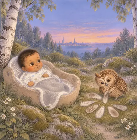 Owl found another fallen feather, then another. Henry watched the collection grow. So many dancers, all waiting to dance!