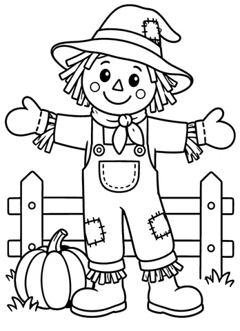 Page 6 of Halloween coloring book.