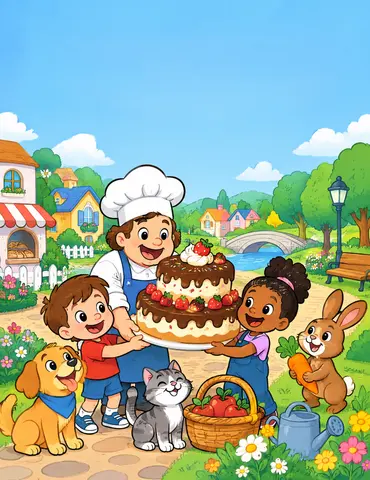 Cover of Colorful Days and Helping Hands, kids' coloring book by StuffRandom