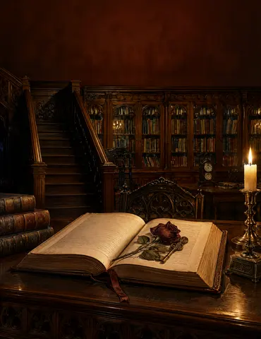Cover of The Forbidden Library, word search book by P. Zeller