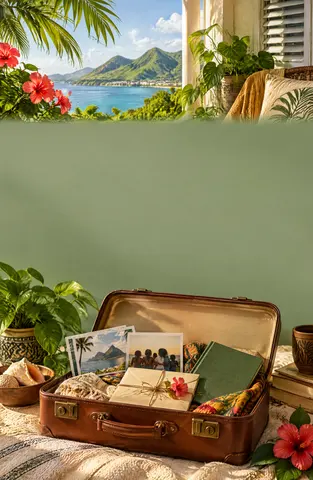 Cover of Unpacking the Suitcase, guided journal by Latoya Solomon