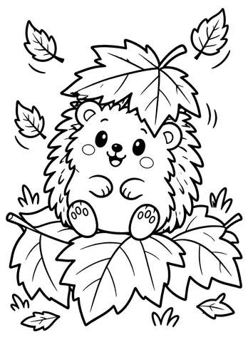 Page 9 of My Cozy Halloween Coloring Book!