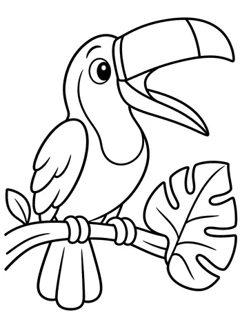 Page 7 of Les animaux de la jungle à colorier