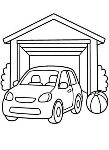 Page 9 of Cars to Color and Explore