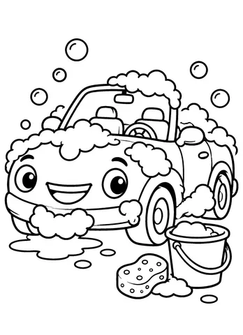 Page 11 of Cars to Color and Explore
