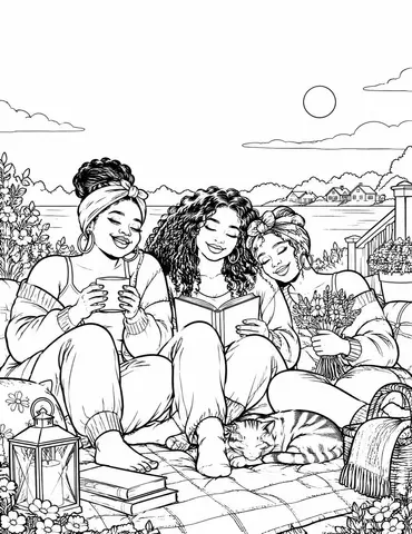 Cover of A Moment of Quiet, adult coloring book by Monica McDaniel
