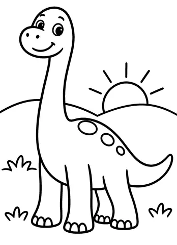 Page 4 of Little Dinosaur Coloring Adventures