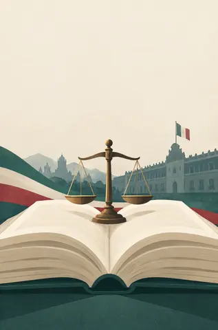 Cover of Constitución y Convencionalidad en México, a non-fiction guide by Inteligencia Artificial