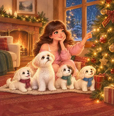 He loved Christmas lights, twinkling bright.