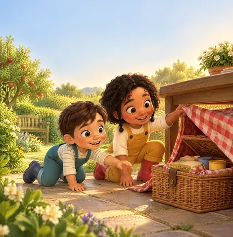 Cover of A Little Feast on the Landing, picture book by Shubham