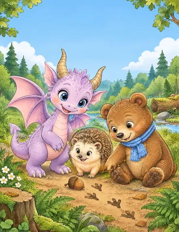 Cover of Elowen’s Woodland Adventures, a kids' activity book by E.K. Miehlke