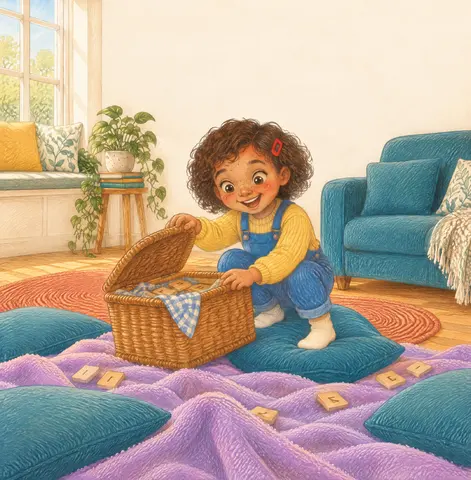 Cover of Rosie’s Word-Turn Game, picture book by DAN