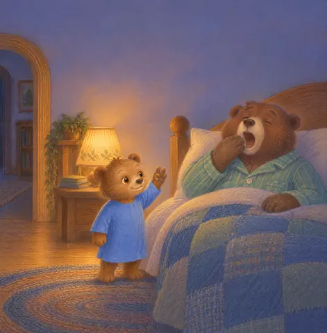 Cover of Milo Counts the Yawns, picture book by Panagiotis Danousis