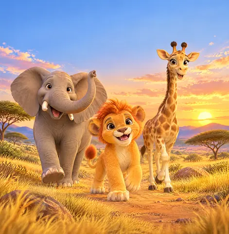 Cover of Leo the Little Lion, a picture book by Oliver Bloom