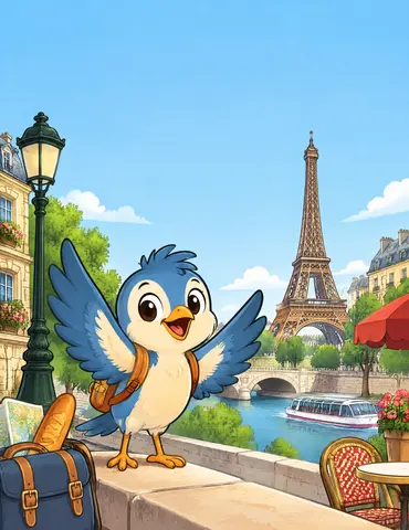 Cover of Paris Adventures for Curious Kids, kids' activity book by Melaine de Jonk