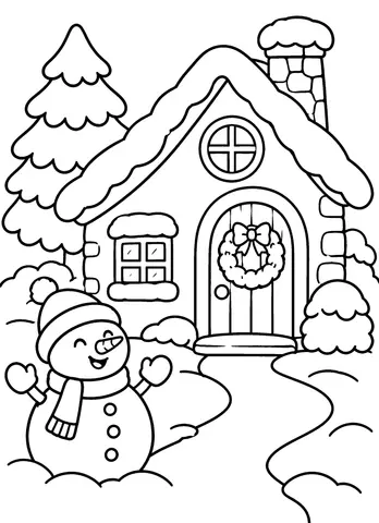 Page 5 of Christmas Together: A Coloring Book