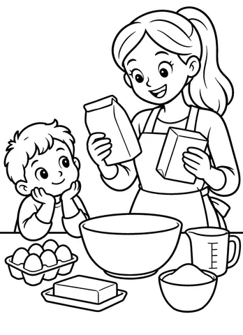 Page 7 of Color, Bake & Snack!