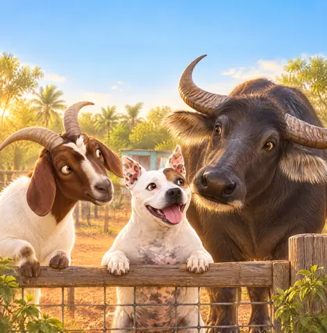Cover of Indy Meets Charlie and Chops, picture book by Maxine Nankervis