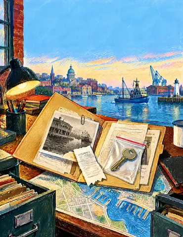 Cover of The Evidence Never Sleeps, puzzle book by April Bennett