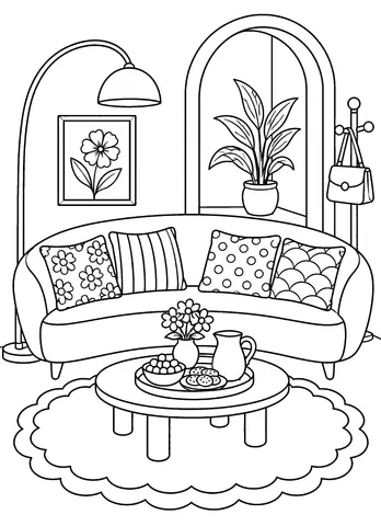 Page 7 of Girls Night Coloring Book