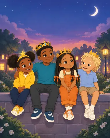 Cover of Crowns for Every Dream, a bedtime story collection by Shavon Jeanpierre