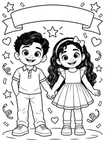 Page 9 of Adam & Dana's Big Coloring Adventure