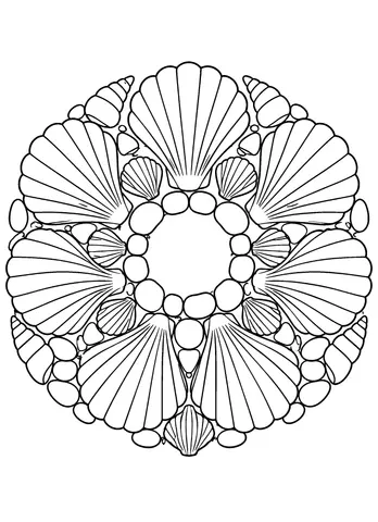 Page 9 of Ocean Currents Mandalas
